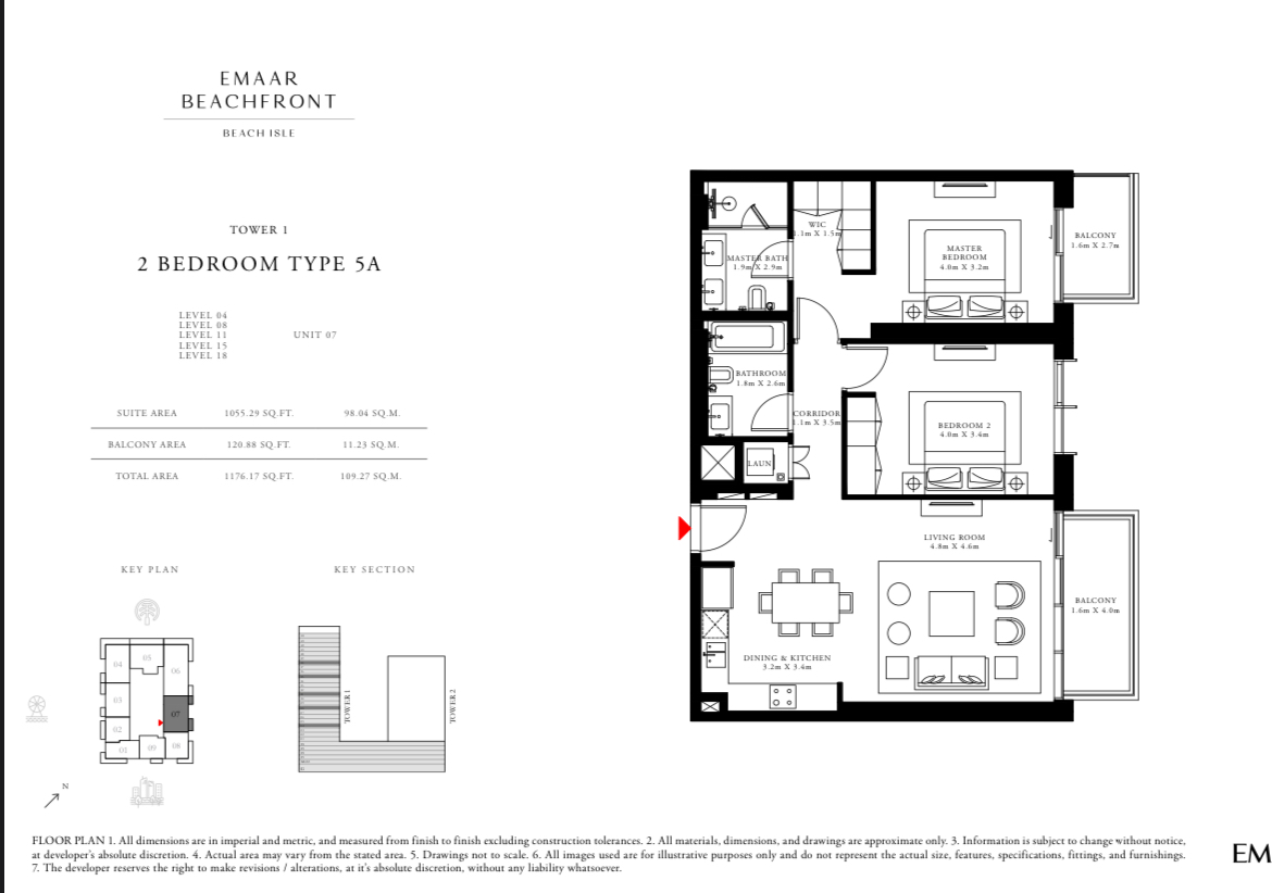 Beach Isle - 1507 Plan